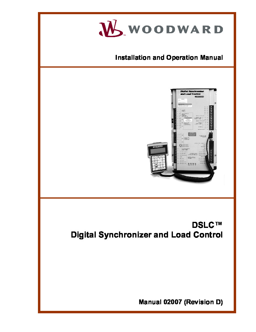 First Page Image of 9905-799 DSLC Manual 02007.pdf